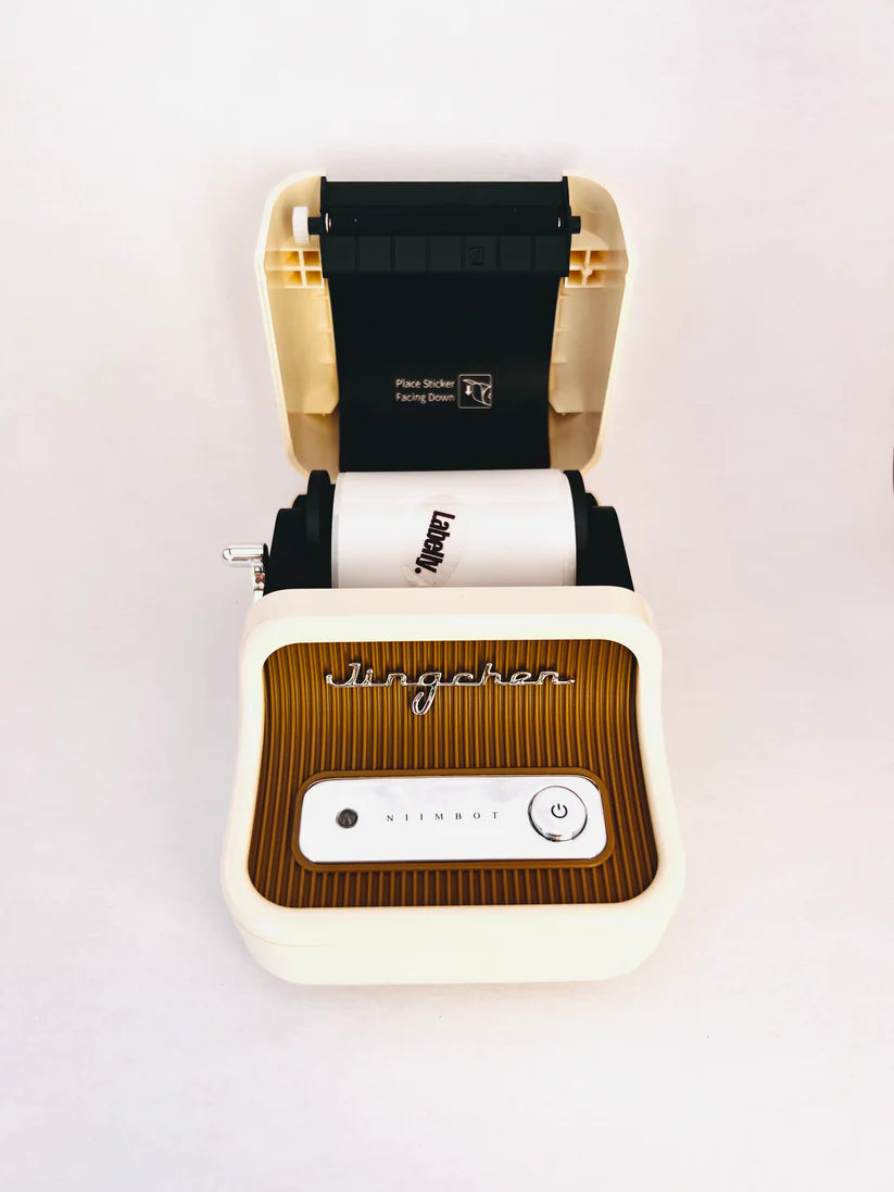 The Cream Label Printer + Free Roll of 230 Labels